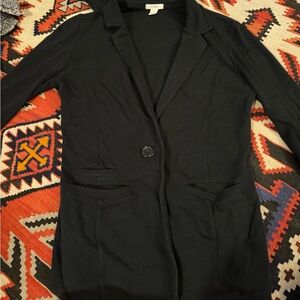Used Caslon Black Sweater Business “Jacket”